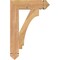 Ekena Millwork Imperial Arts & Crafts Smooth Bracket, Western Red Cedar, 3 1/2"W x 16"D x 24"H BKT04X16X24IMP03SWR - alternate 2